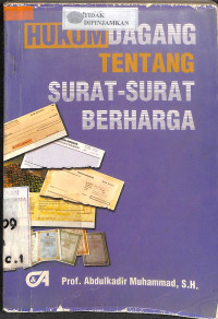 HUKUM DAGANG TENTANG SURAT-SURAT BERHARGA