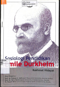 SOSIOLOGI PENDIDIKAN EMILE DURKHEIM