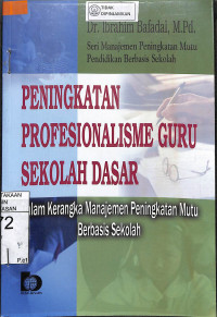 PENINGKATAN PROFESIONALISME GURU SD