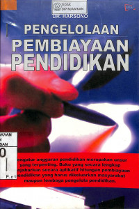 PENGELOLAAN PEMBIAYAAN PENDIDIKAN