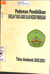 PEDOMAN PENDIDIKAN SEKOLAH TINGGI AGAMA ISLAM NEGERI PAMEKASAN