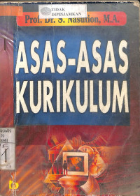 ASAS-ASAS KURIKULUM