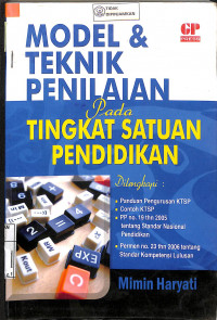 MODEL & TEKNIK PENILAIAN pada TINGKAT SATUAN PENDIDIKAN