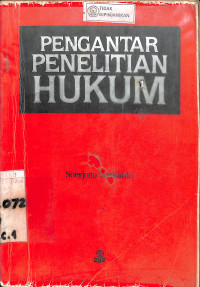 PENGANTAR PENELITIAN HUKUM