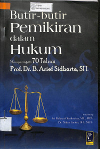 BUTIR-BUTIR PEMIKIRAN DALAM HUKUM