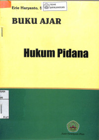 BUKU AJAR HUKUM PIDANA