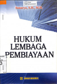 HUKUM LEMBAGA PEMBIAYAAN