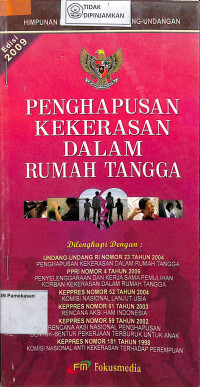 HIMPUNAN PERATURAN PERUNDANG-UNDANGAN TENTANG PENGHAPUSAN KEKERASAN DALAM RUMAH TANGGA