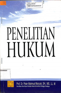 PENELITIAN HUKUM