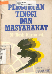 PERGURUAN TINGGI DAN MASYARAKAT