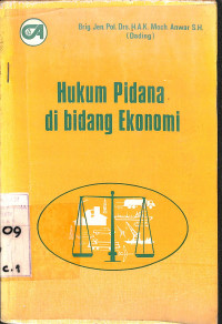 HUKUM PIDANA DI BIDANG EKONOMI