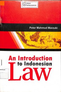 AN INTRODUCTION TO INDONESIAN LAW