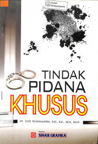 TINDAK PIDANA KHUSUS