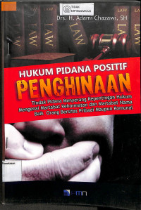 HUKUM PIDANA POSITIF PENGHINAAN