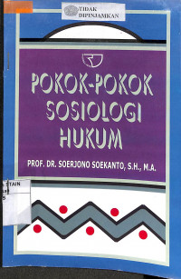 POKOK-POKOK SOSIOLOGI HUKUM