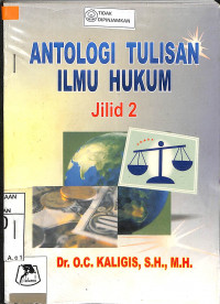 ANTOLOGI TULISAN ILMU HUKUM Jilid 2