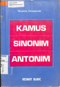 KAMUS SINONIM ANTONIM