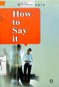 HOW TO SAY IT