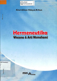 HERMENEUTIKA :978 Wacana dan Arti memahami