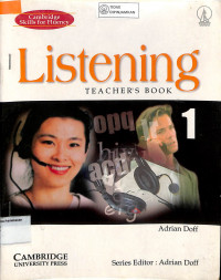 LISTENING : TEACHER'S BOOK 1