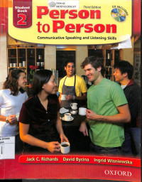 PERSON TO PERSON: Commnicative Speaking and Listening Skills. (Student Book 2)