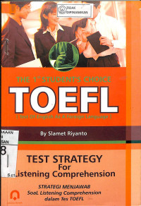 THE 1 STUDENT'S CHOICE TOEFL ( Test Of English As A Foreign Language)