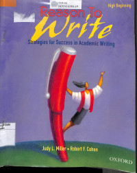 REASON To WRITE: Strategies For Success In Academic Writing. (High Beginning)