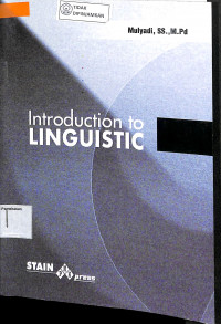 INTRODUCTION TO LINGUISTIC