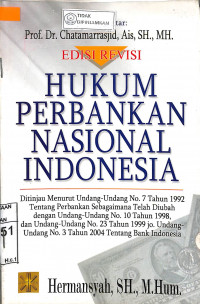 HUKUM PERBANKAN NASIONAL INDONESIA