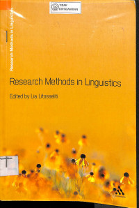 RESEARCH METHODS IN LINGUISTICS