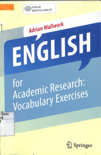 ENGLISH FOR ACADEMIC RESEARCH : Vocabulary Exercises