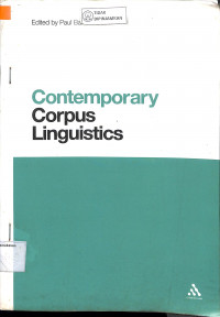 CONTEMPORARY CORPUS LINGUISTICS