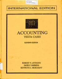 ACCOUNTING: Text and Cases (Eleventh Edition)