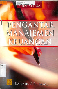 PENGANTAR MANAJEMEN KEUANGAN