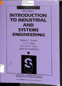 INTRODUCTION TO INDUSTRIAL AND SYSTEMS ENGINEERING