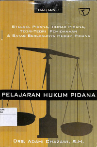 PELAJARAN HUKUM PIDANA