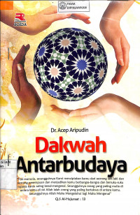 DAKWAH ANTAR BUDAYA