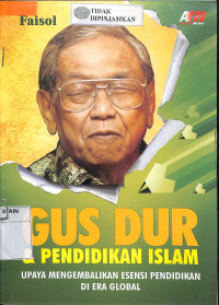 GUSDUR DAN PENDIDIKAN ISLAM