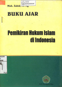 BUKU AJAR PEMIKIRAN HUKUM ISLAM DI INDONESIA