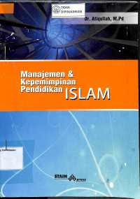 MANAJEMEN & KEPEMIMPINAN PENDIDIKAN ISLAM