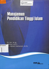 MANAJEMEN PENDIDIKAN TINGGI ISLAM