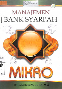 MANAJEMEN BANK SYARI'AH MIKRO