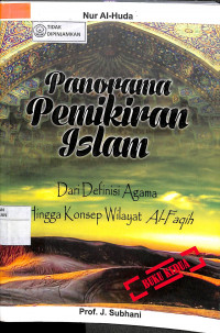 PANORAMA PEMIKIRAN ISLAM DARI DEFINISI AGAMA HINGGA KONSEP WILAYAT AL-FAQIH