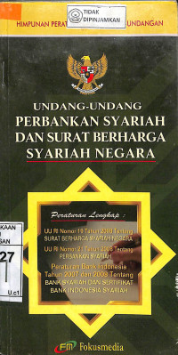 UNDANG-UNDANG PERBANKAN SYARIAH DAN SURAT BERHARGA SYARIAH NEGARA