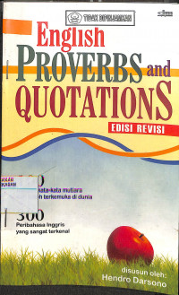 ENGLISH PROVERBS AND QOUTATIONS EDISI REVISI