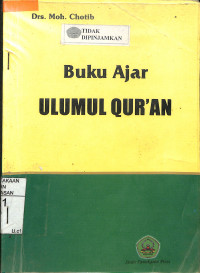 BUKU AJAR ULUMUL QUR'AN