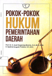 POKOK-POKOK HUKUM PEMERINTAHAN DAERAH