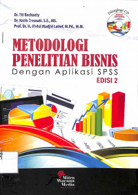 METODOLOGI PENELITIAN BISNIS: Dengan Aplikasi SPSS