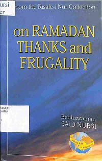 ON RAMADAN THANKS AND FRUGALITY