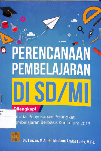 PERENCANAAN PEMBELAJARAN DI SD/MI